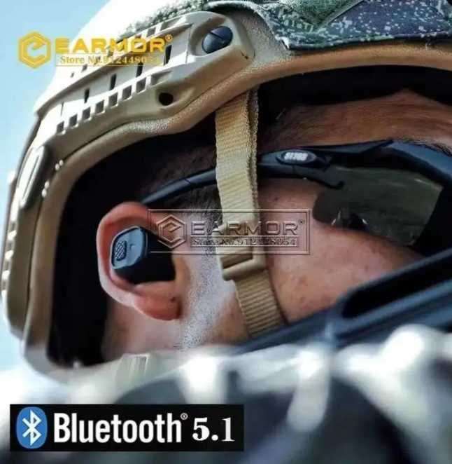 ОРИГІНАЛ! Беруші для стрільби Earmor М20 навушники з Bluetooth