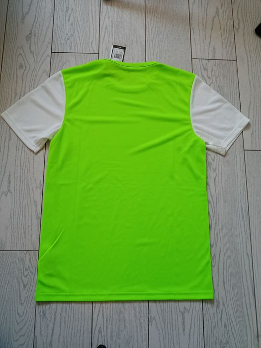 Nowa! Oryginalna Adidas koszulka piłkarska S męska limonkowa (235)