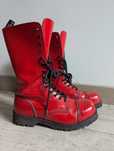Buty czerwone glany wysokie 41 Boots & Braces England