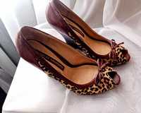 Туфлі жіночі Трендові туфлі принт леопард