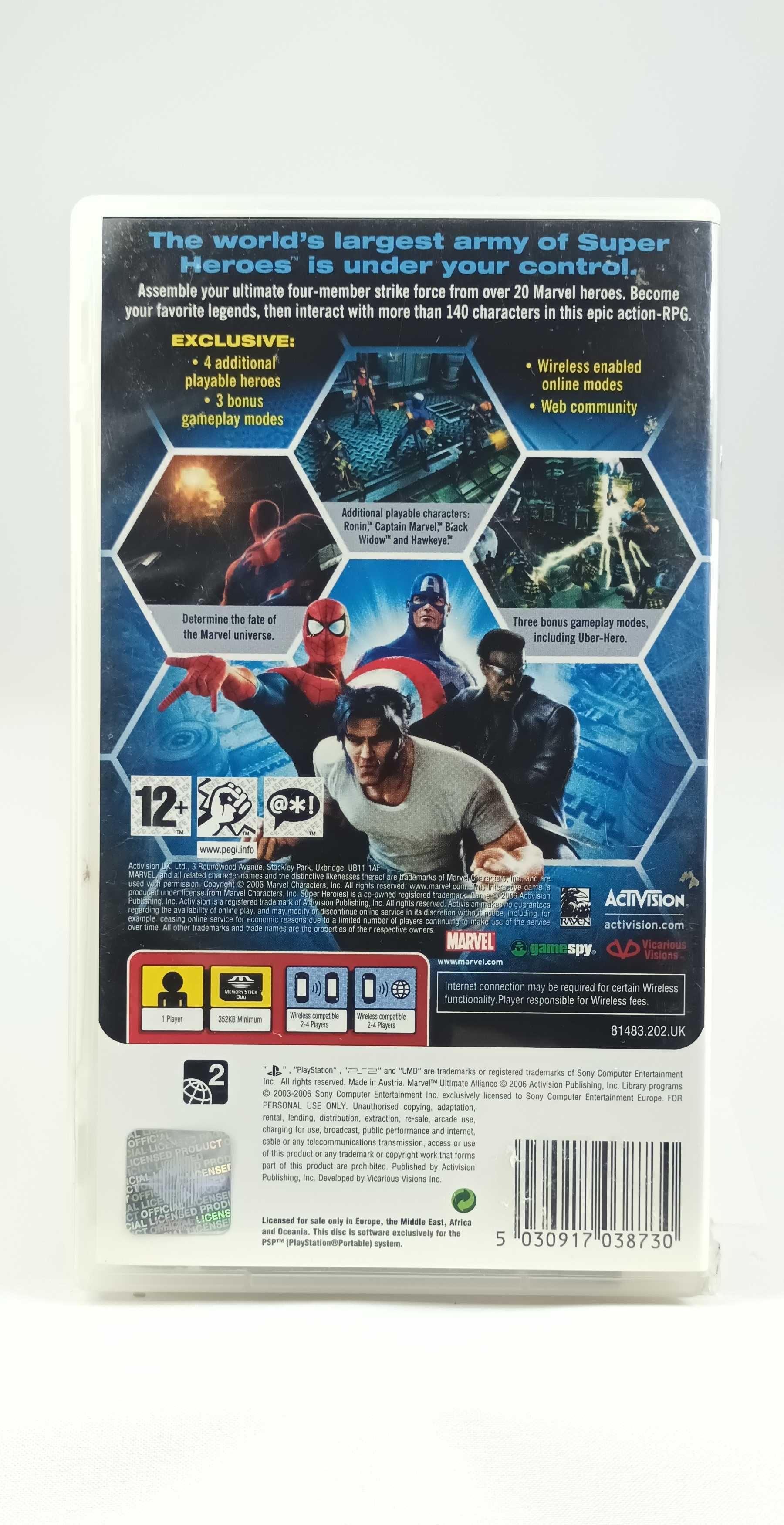 Marvel Ultimate Alliance PSP