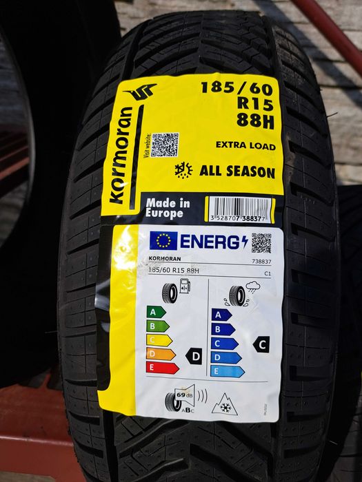 4 Opony NOWE całoroczne 185/60 R15 Kormoran Montaż i wyważanie Gratis!