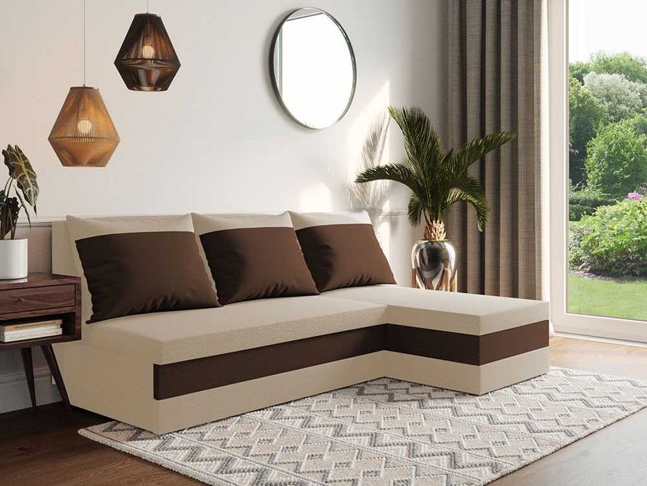 Narożnik z funkcją spania HUGO / Raty / Szybka dostawa!