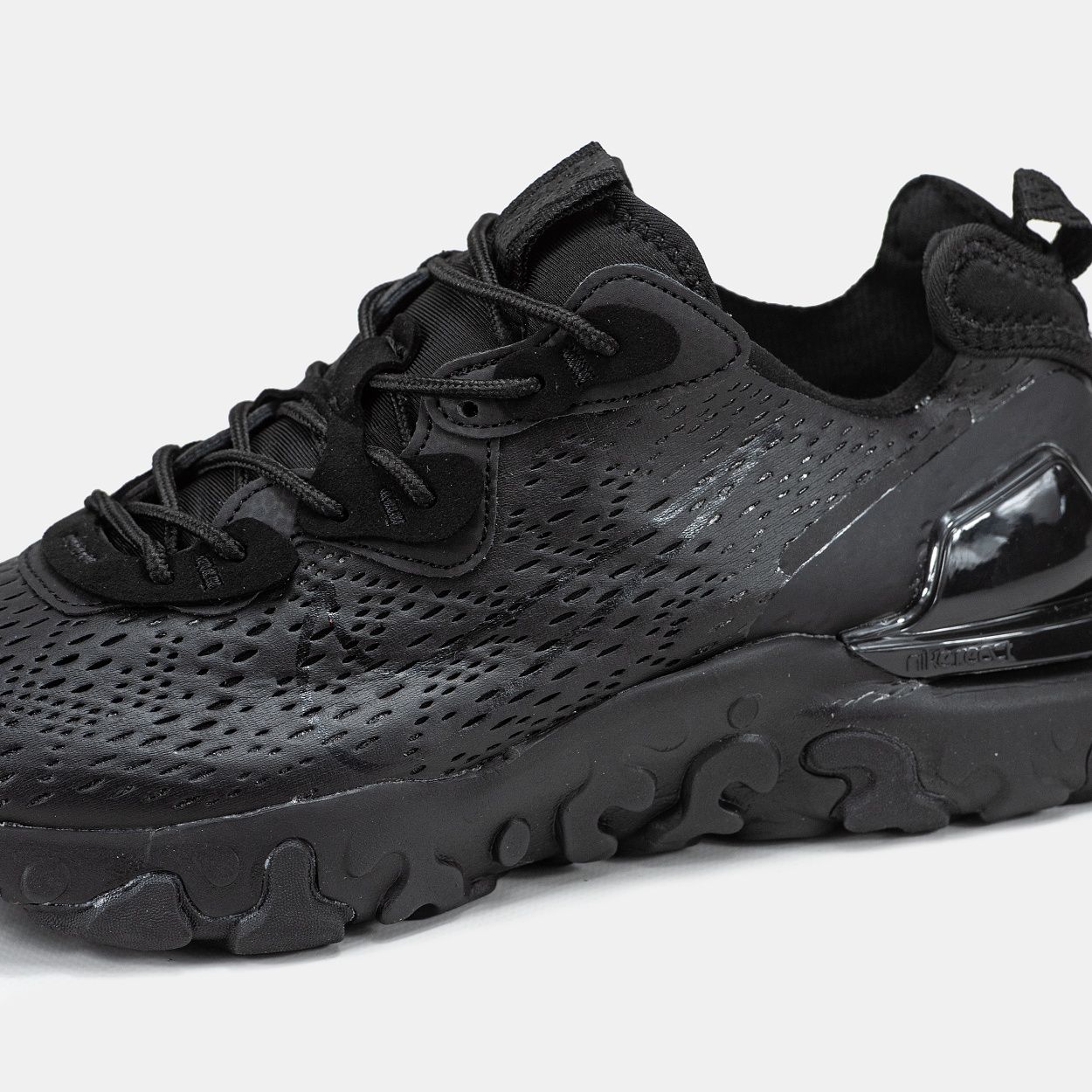 Чоловічі бігові кросівки Nike React Vision Black літні сітка 41, 45