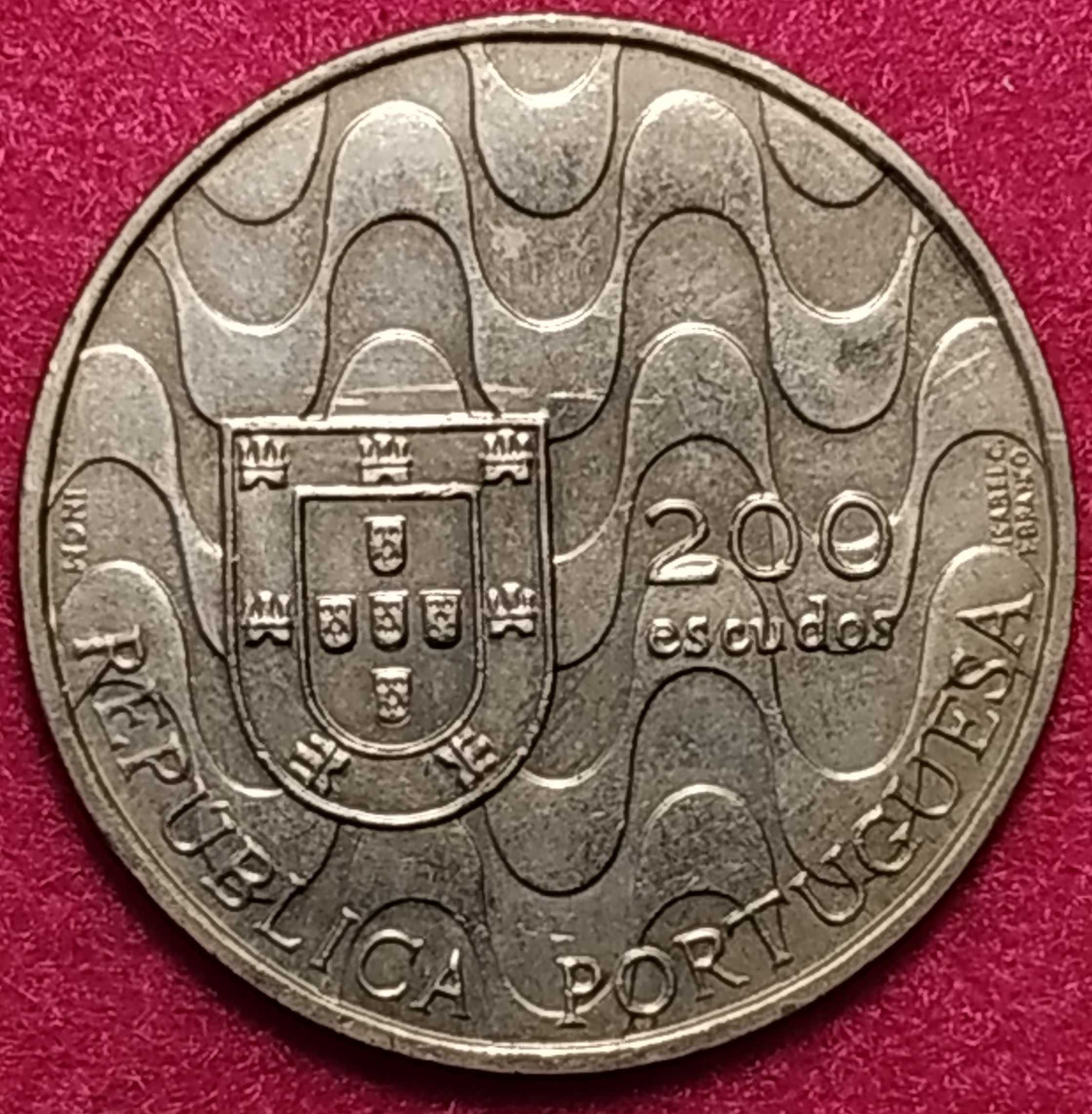 Portugal - moeda de 200 escudos de 1992 Presidencia CEE