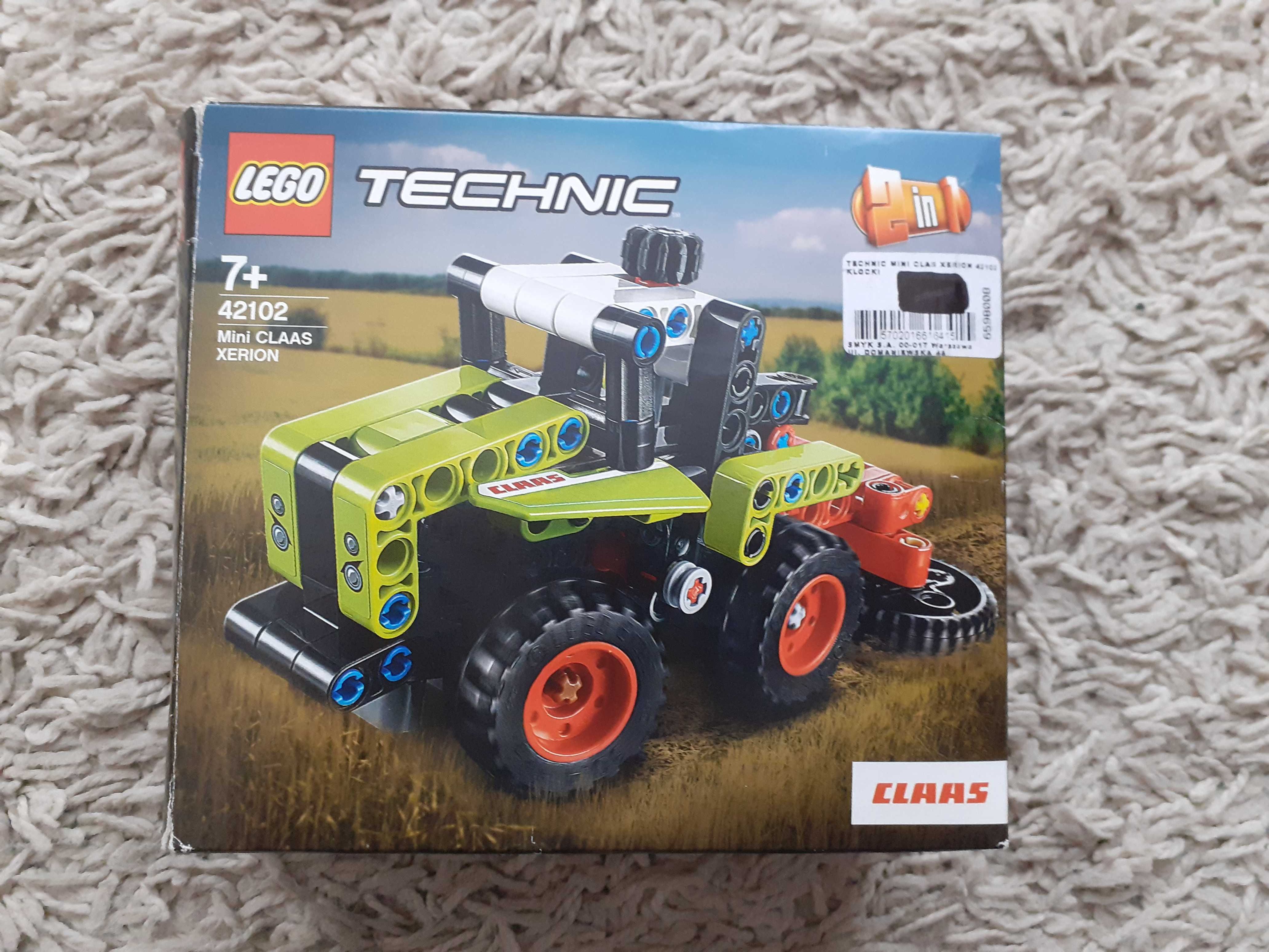 Lego-Technic 42102- 2w 1 - ciągnik rolniczy+kombajn