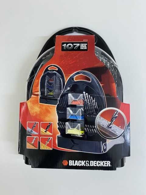 Acessórios Black&Decker (brocas, buchas, etc) 107 peças - NOVO