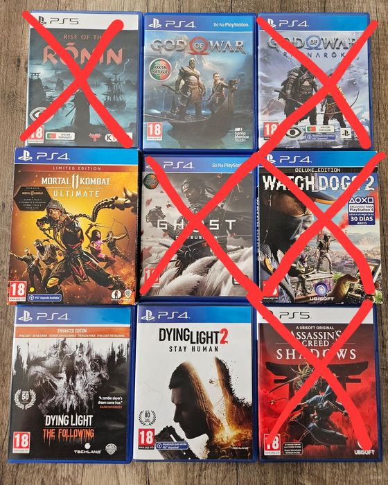 Vários Jogos PS4 / PS5