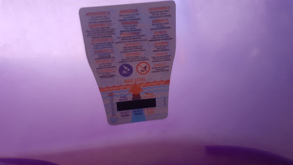 Ванночка детская Onda Evolution с анатомической горкой и термодатчиком