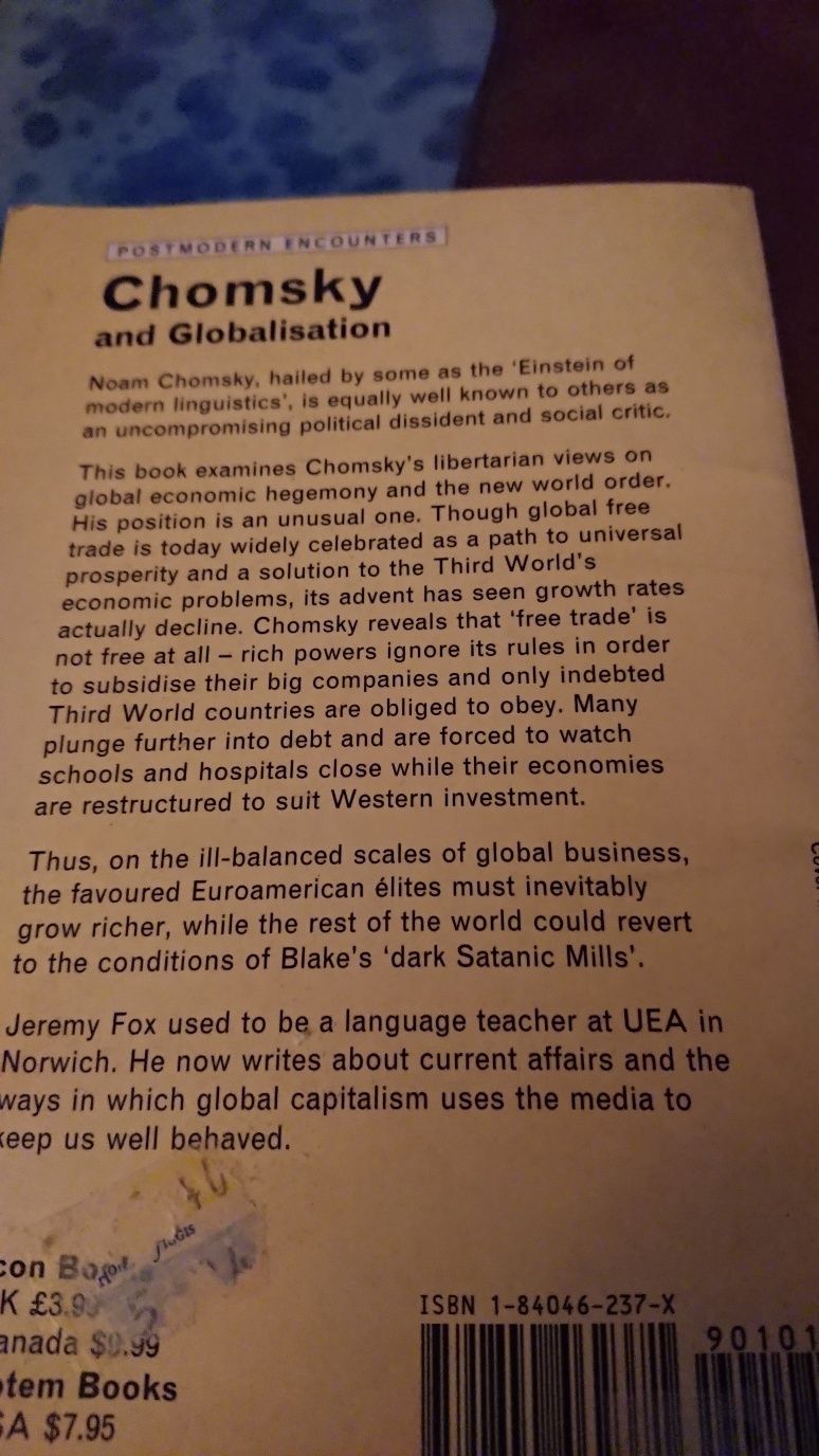 Chomsky and Globalization