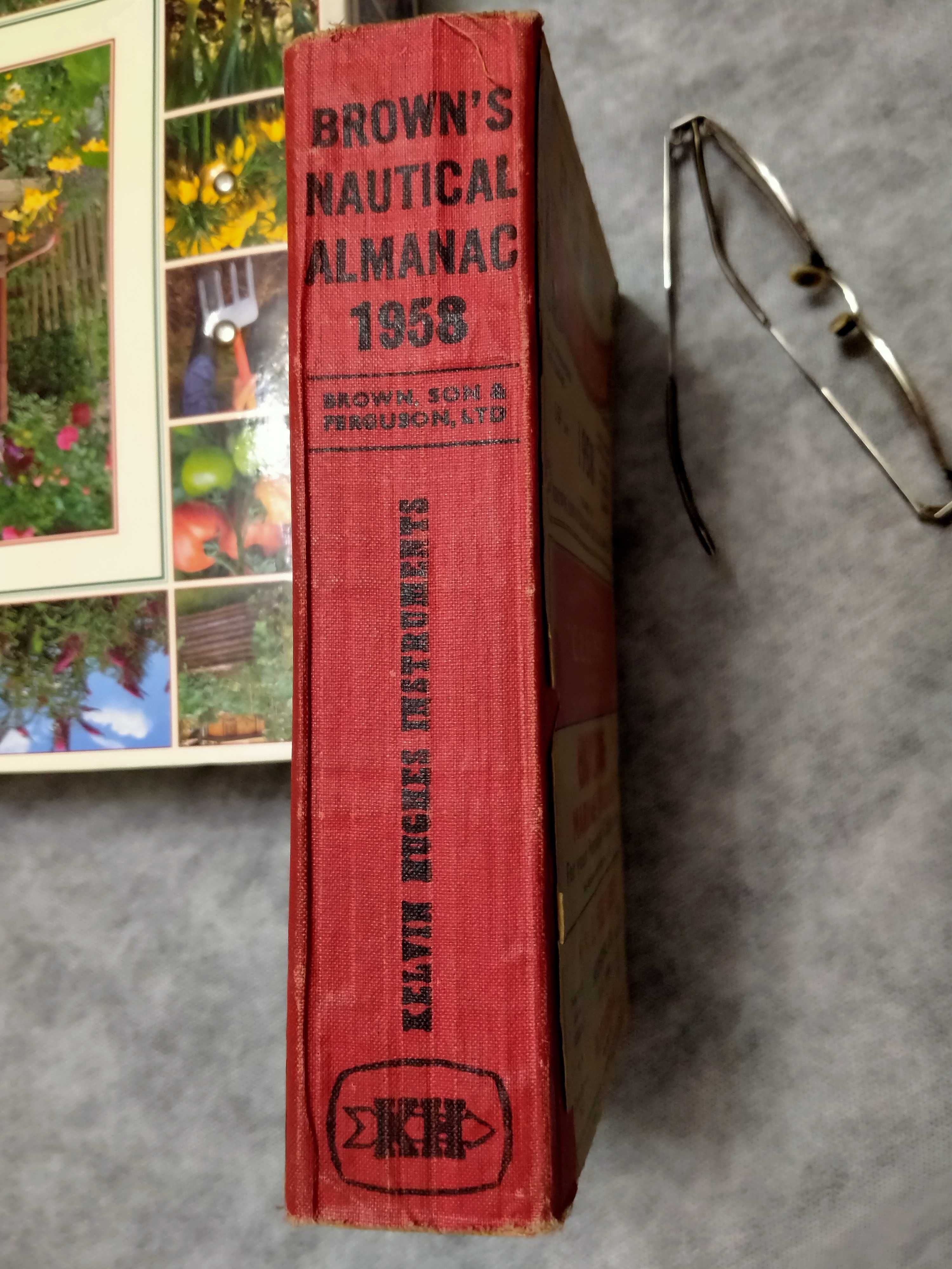 Brown's nautical almanac. Морской альманах Брауна, 1958г.