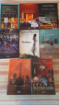 Joanne Harris- 8 obras desta autora a 7€ cada. Livros em optimo estado