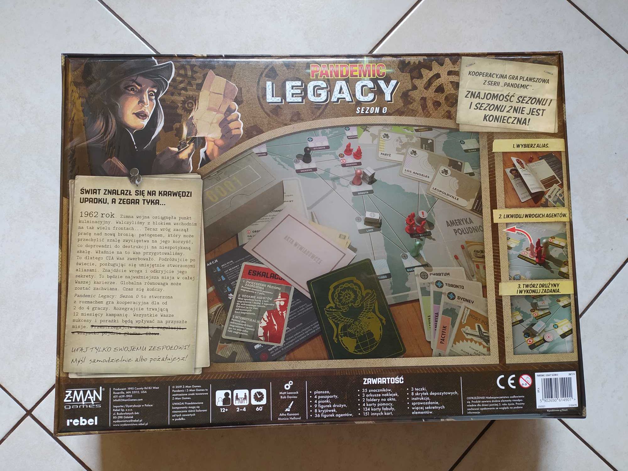 Pandemic Legacy: Sezon 0 (PL) NOWA