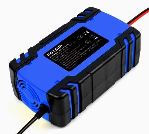 FOXSUR Зарядное устройство для автомобильных и гелиевых аккумуляторов.