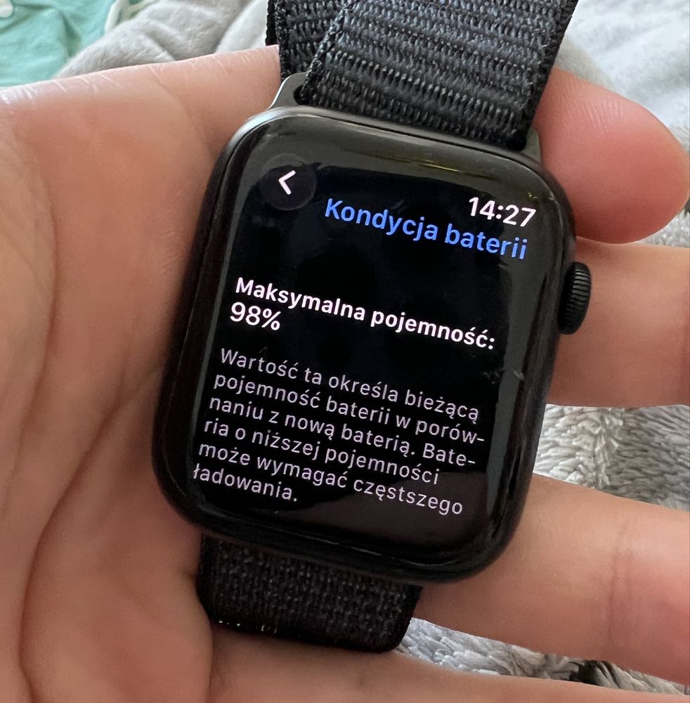 Apple watch 8 45 mm cellular 97% lte stan idealny watchos 26 beta