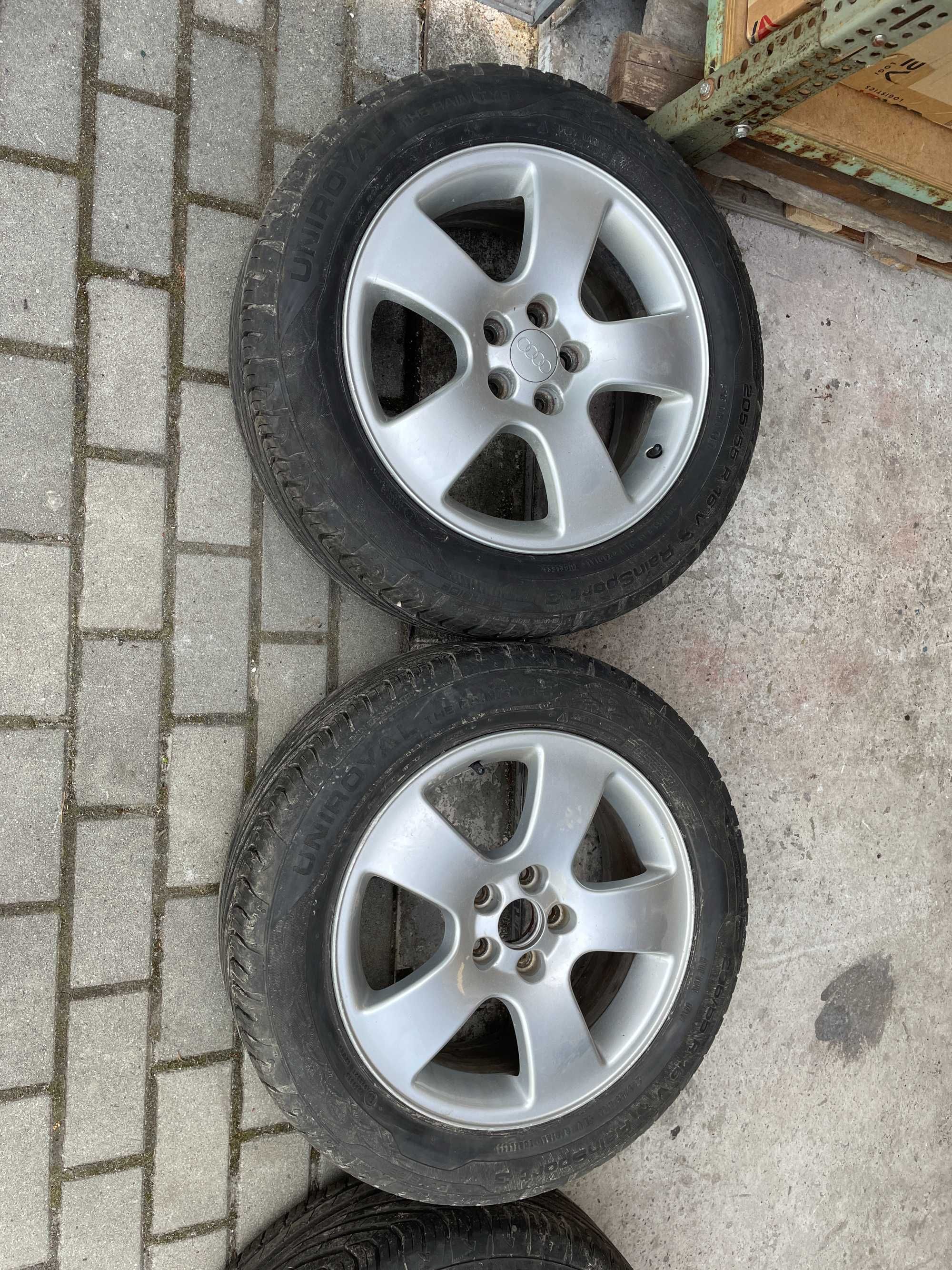 Ładne felgi R16 5x100 Opony 205/55 R16 Uniroyal RainSport 3