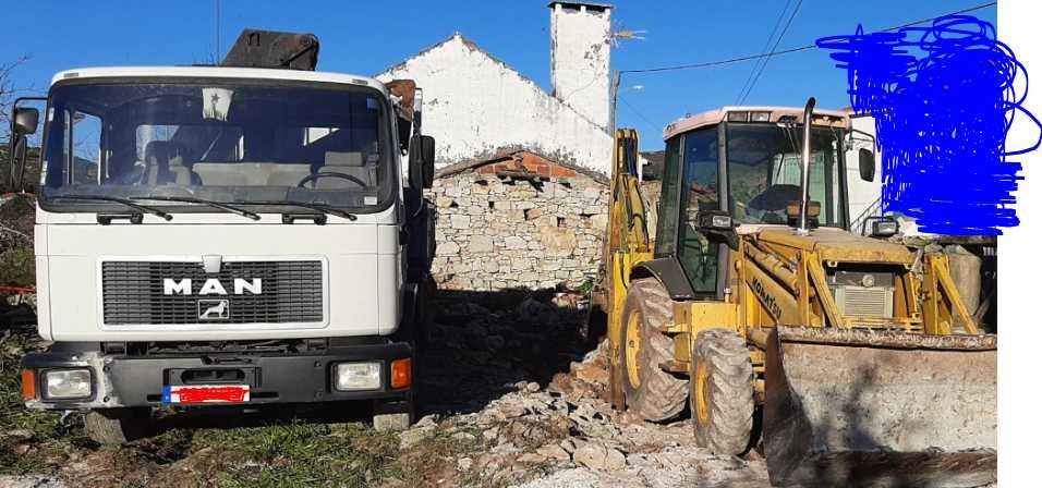 Limpeza de terrenos, recolha de entulhos e pequenas obras