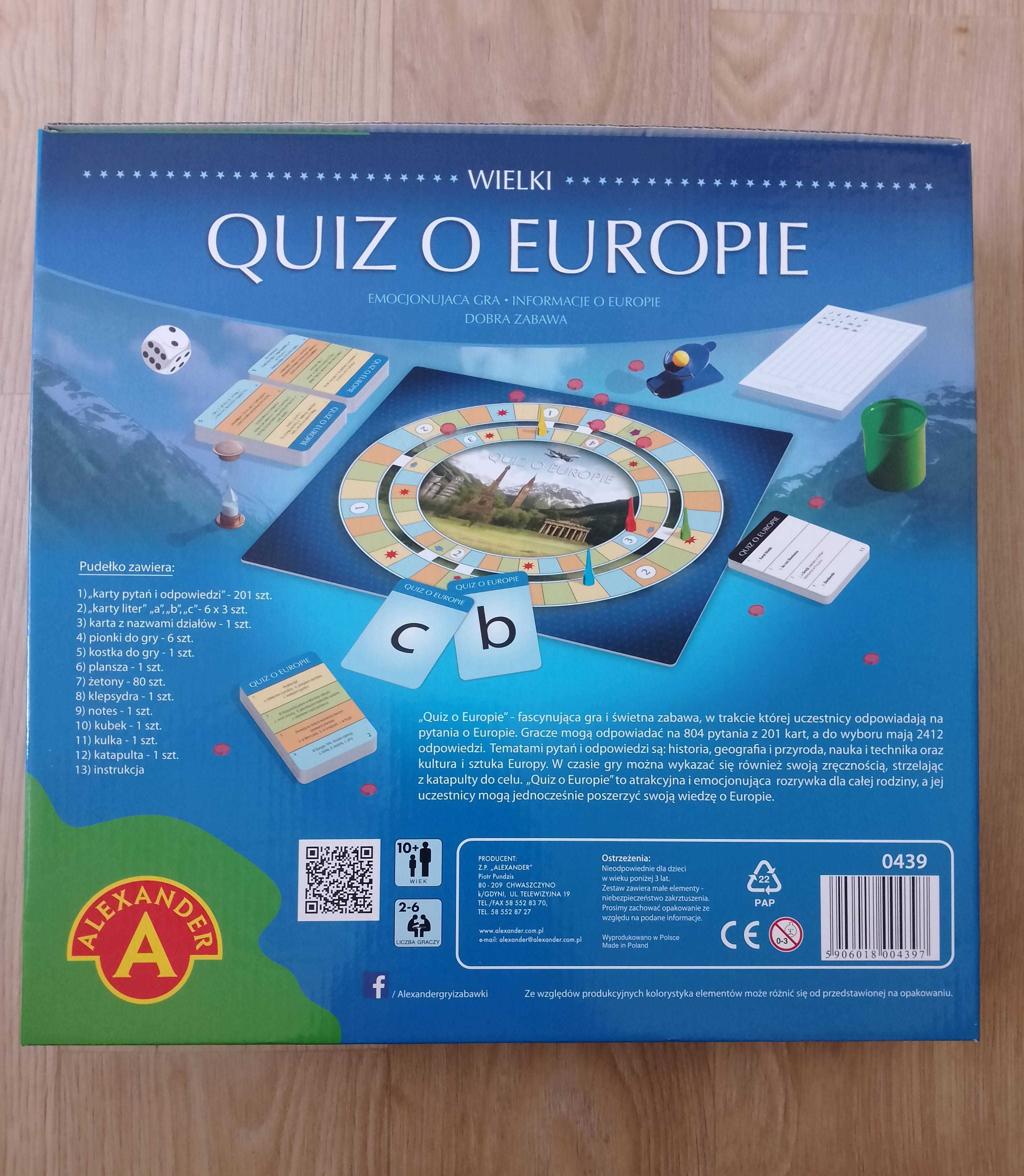 Wielki quiz o Europie GRA