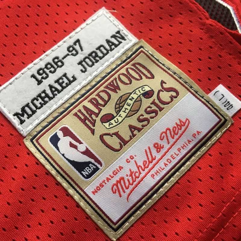 Nowe Koszulka NBA Mitchell Ness Jordan 96-97 Bulls nr 23 R.S-2XL