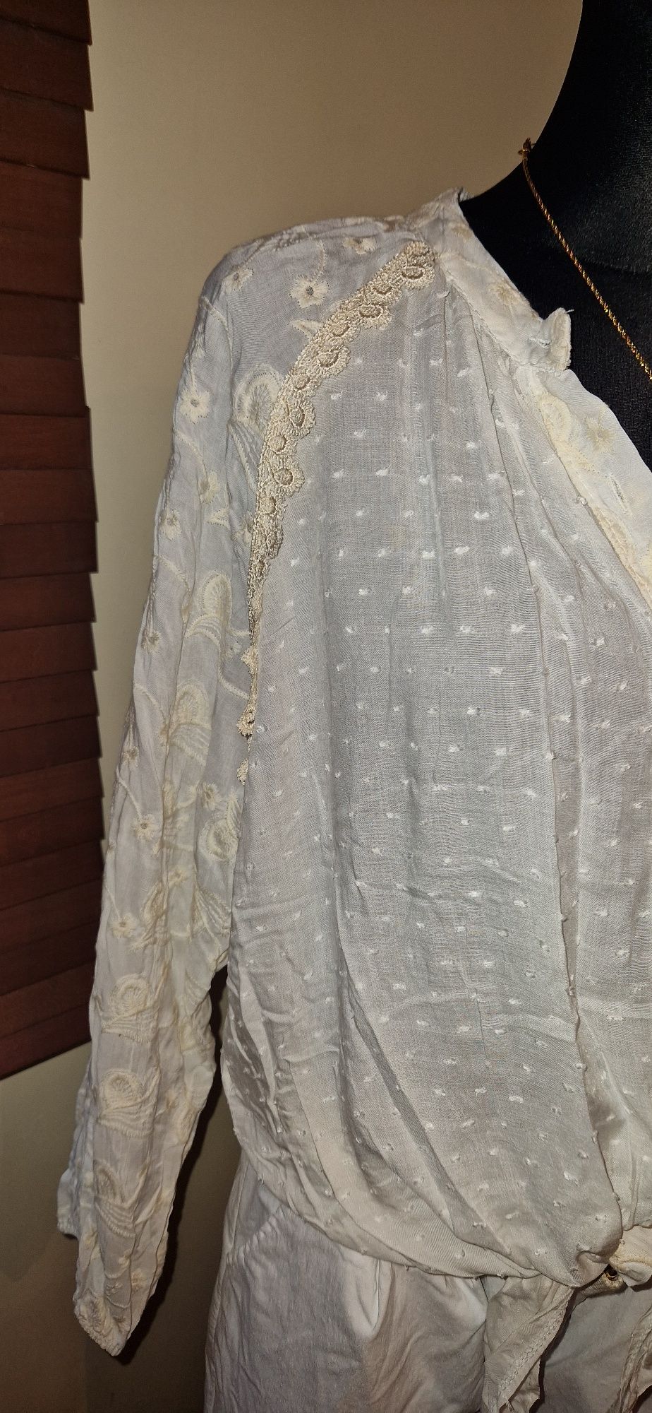 Bluzka boho haftowana