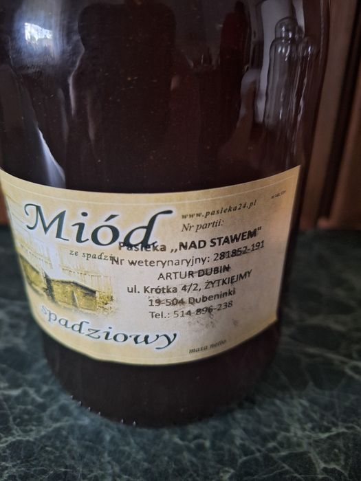 Miód spadziowy lisciasty