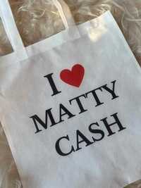 torba i love Matty Cash serce heart tote bag