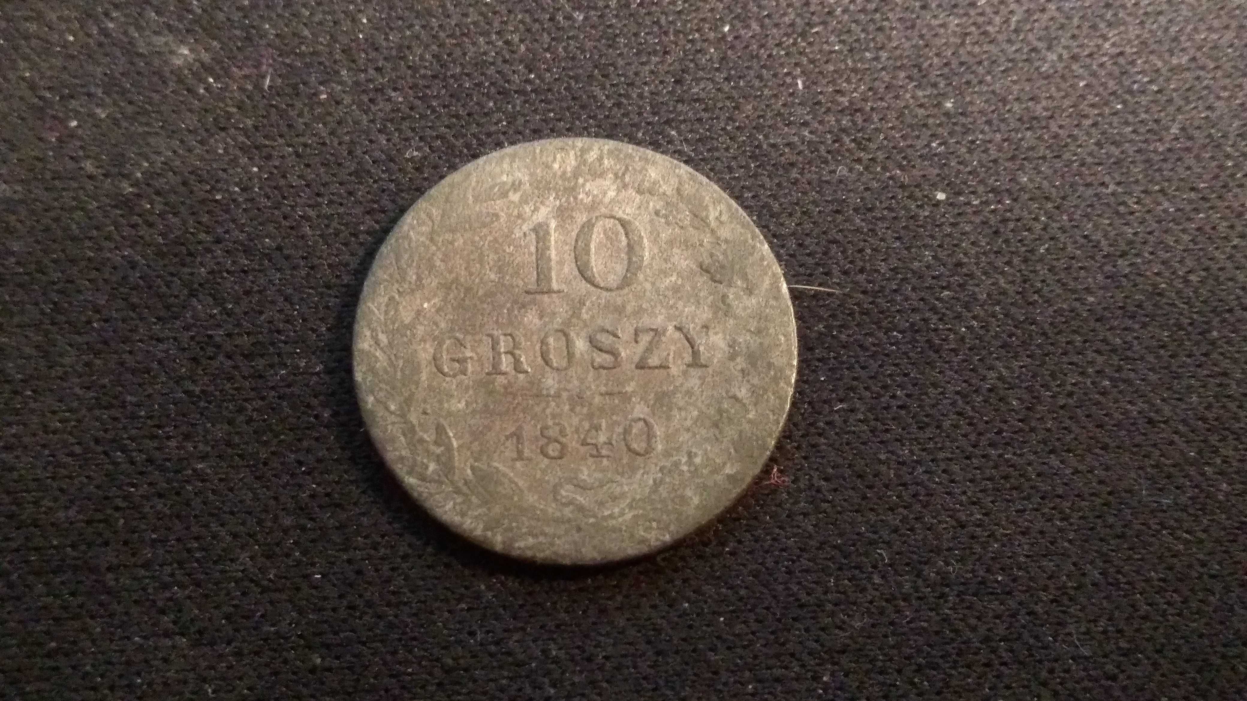 10 groszy 1840 srebro