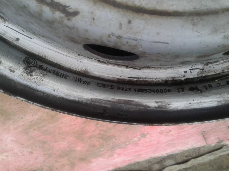 Felga Stalowa 16 Fiat Ducato 5x130 Et68 77mm Zapas Dojazdówka Opona C