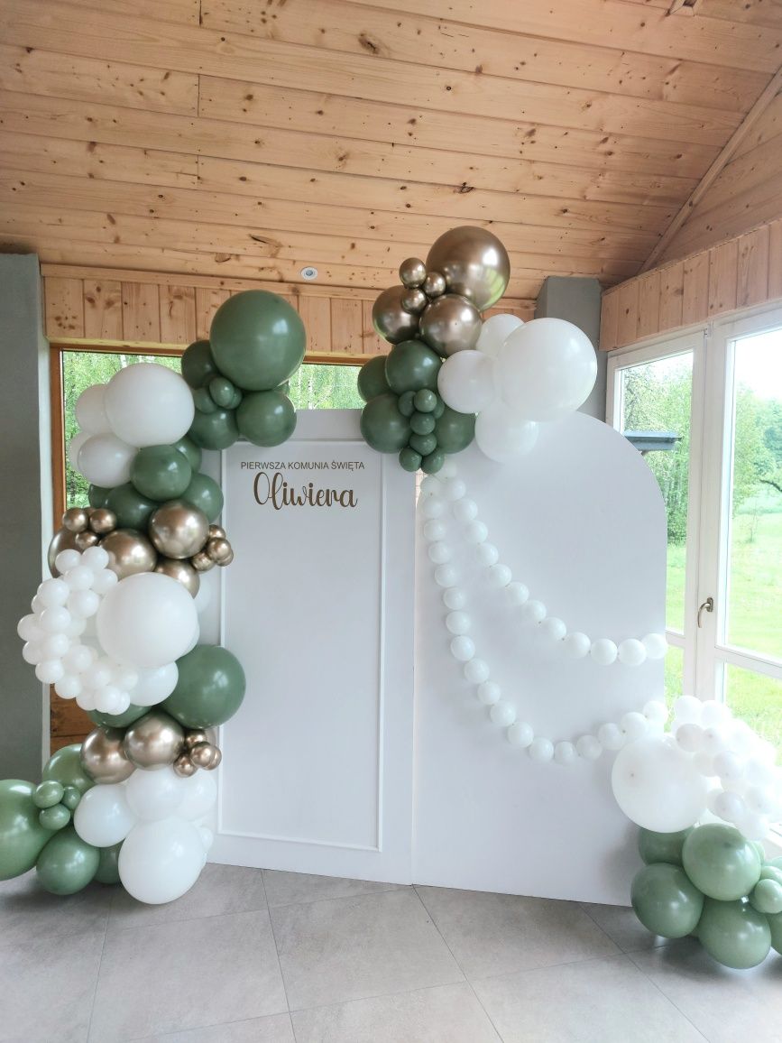 Balony/Ścianka balonowa/Komunia/Chrzest/Białystok,Choroszcz...