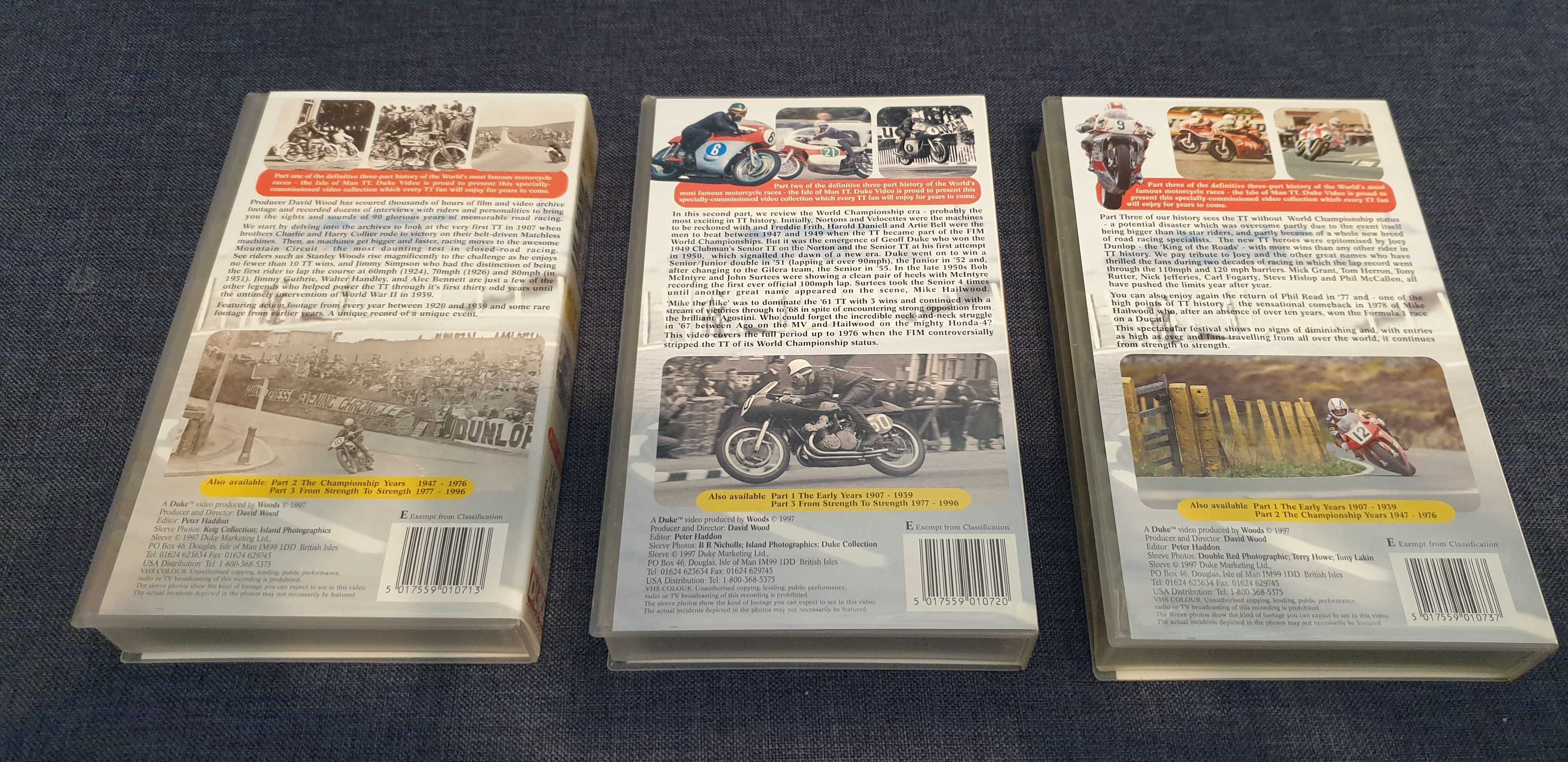 History Of The Tourist Trophy VHS, film 3x dokumentalny