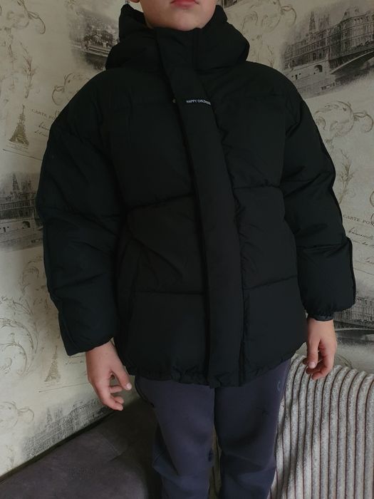 Стильний зимовий пуховик куртка пуфер