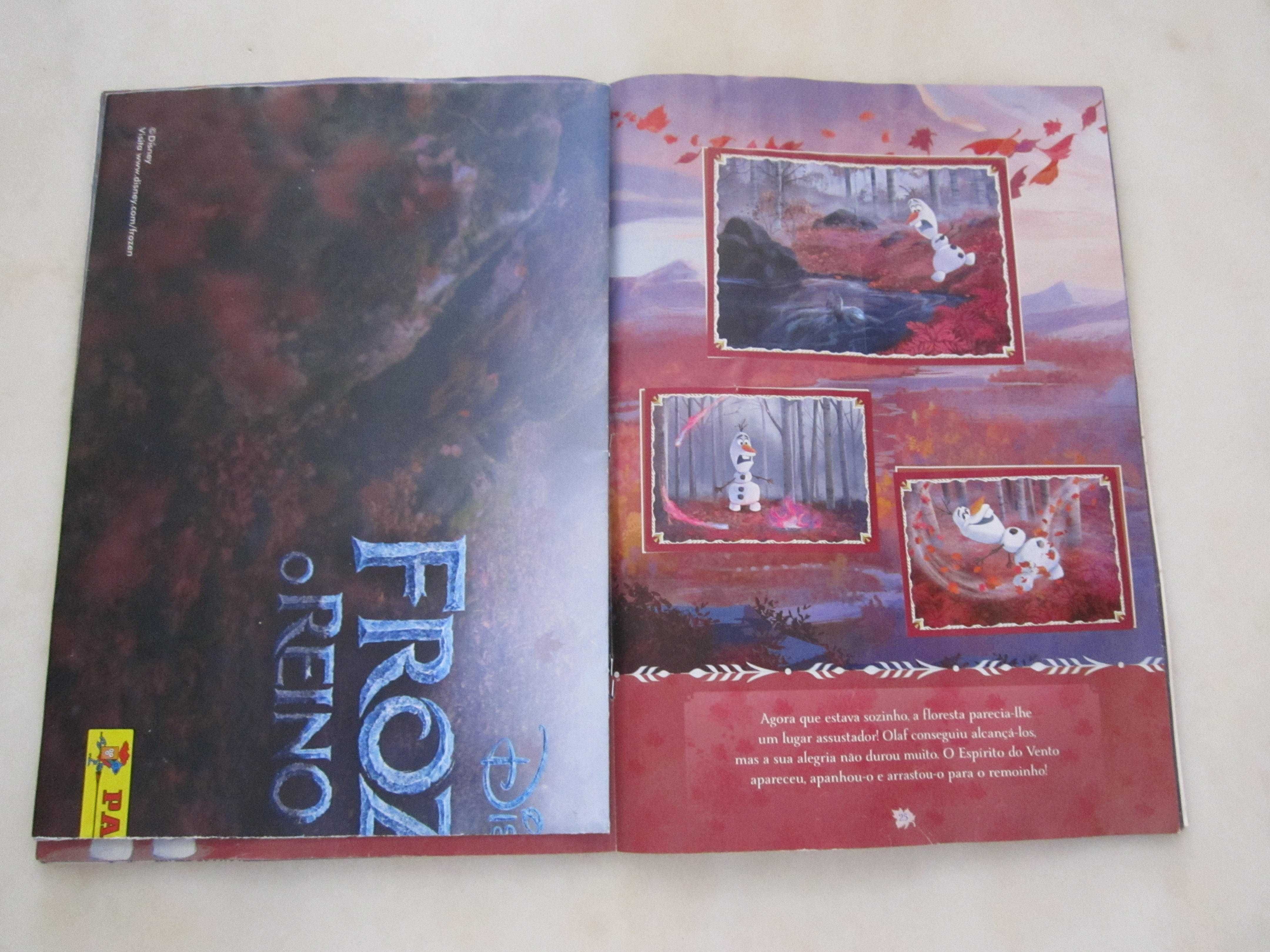 Caderneta completa : Frozen II - O reino de gelo