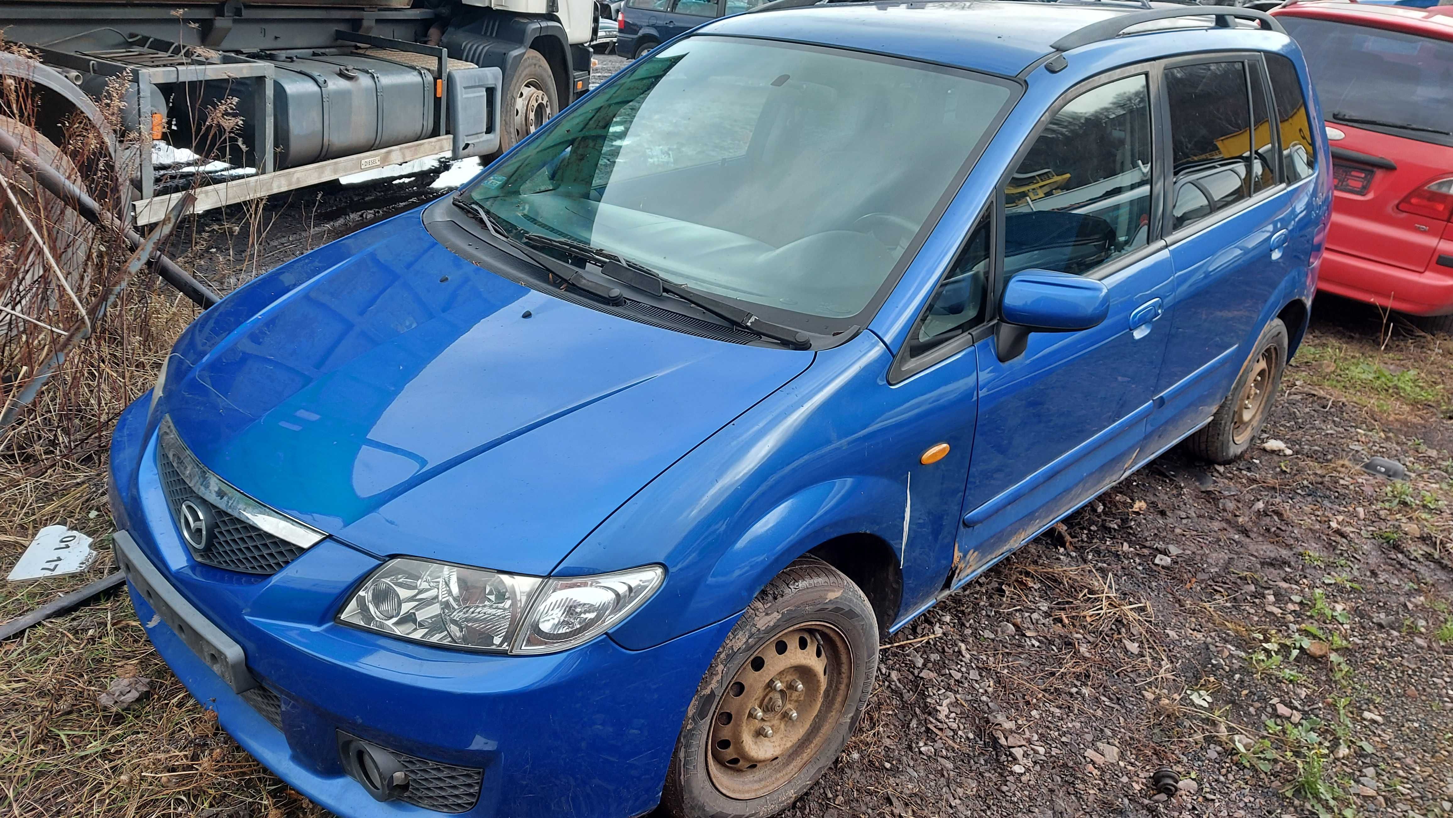 Mazda Premacy Lift klapa tylna niebieska FV  części/dostawa