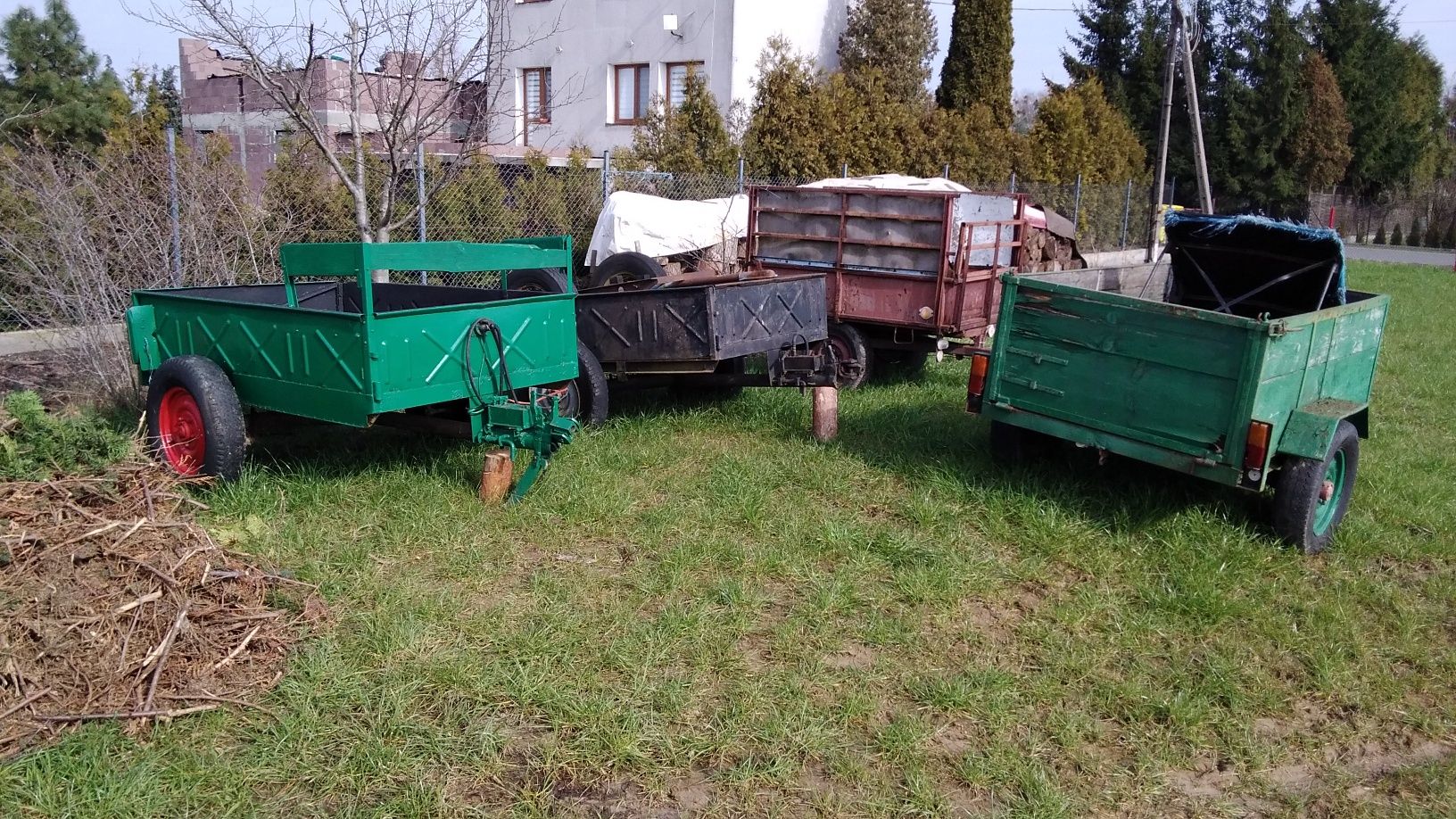 Przyczepa Wywrotka Kipper tył do kubota ursus yanmar iseki t25 c330