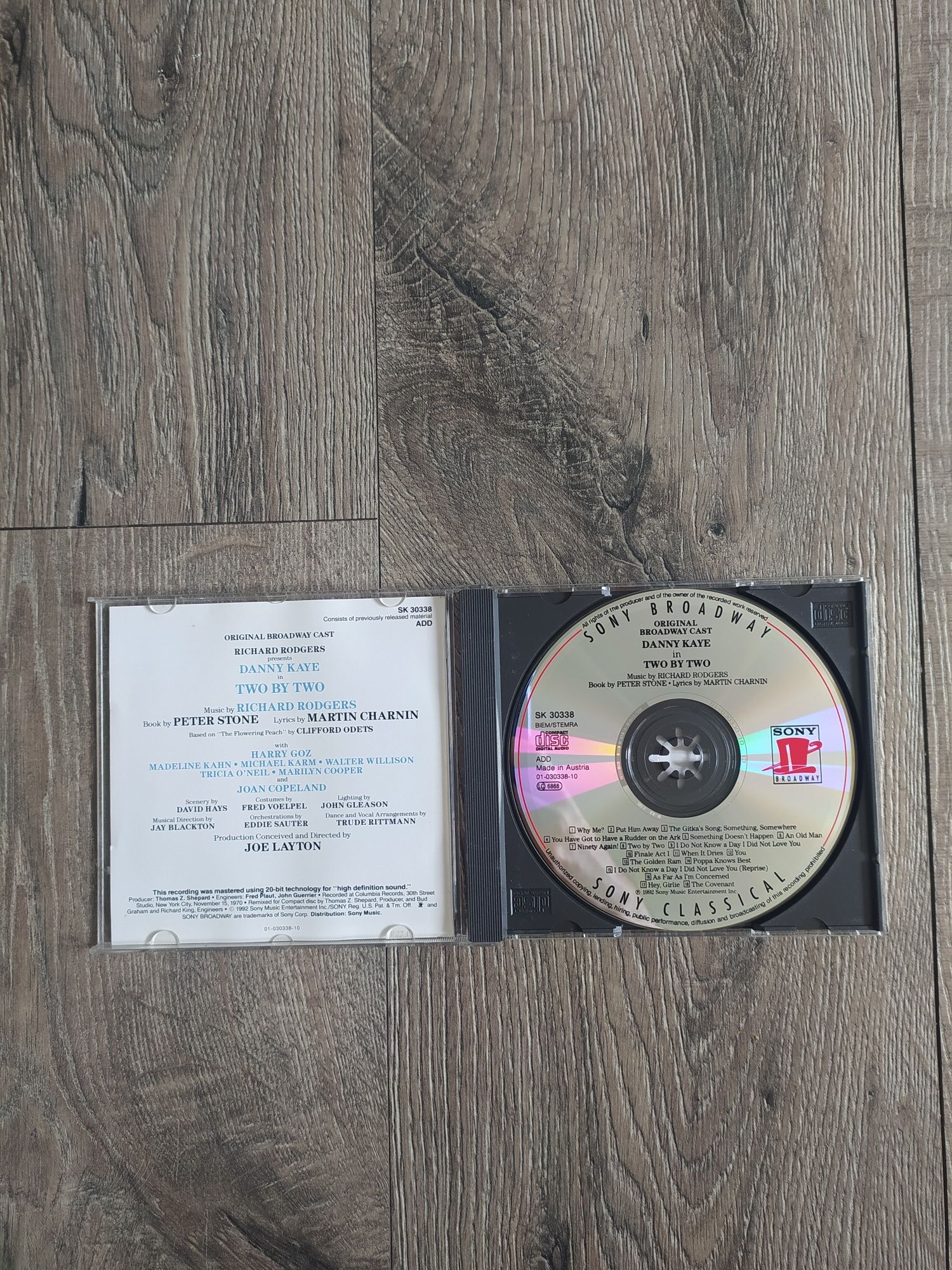 Płyta CD Sony two by two Oryginal Broadway cast Wysyłka