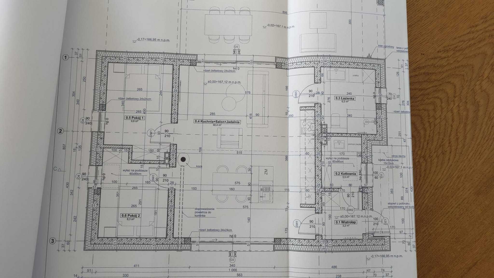 działka rolno-budowlana z projektem i pozwoleniem na budowę