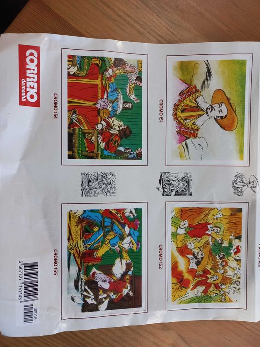 Cromos,história de  portugal. correio da manha