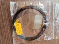 Arame preto para bijuteria 0.8mm - novo