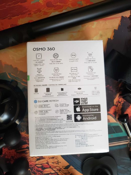 Розширений комплект! Екшн-камера DJI Osmo 360 (8K 360 градусів)