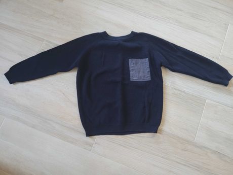 Sweter bawełniany ZARA r. 140/146 chłopiecy