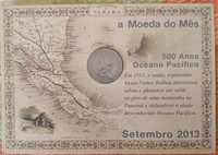 Panamá - moeda em postal - coincard