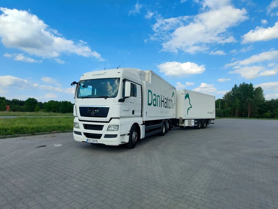 MAN Tgx  Man TGX 26.440 chłodnia izoterma plandex tandem zestaw winda 36ep