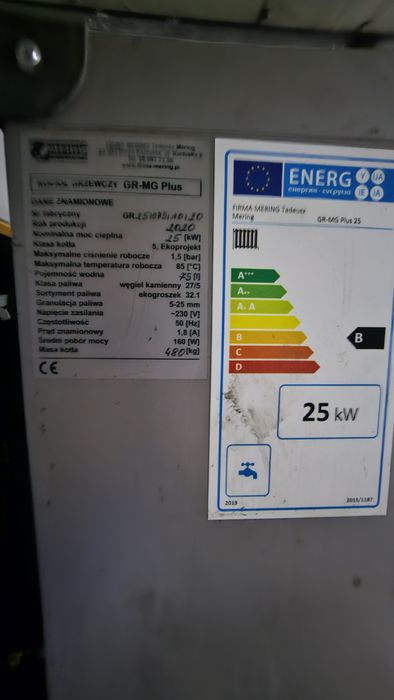 Piec na Ekogrosze Klasa 5 25KW Mering GR-MG Plus