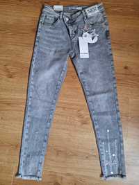 Spodnie jeansowe M.SARA rozmiar 28 (M)