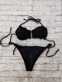 strój kąpielowy dwuczęściowy nowy bikini lato rozmiar M czarny