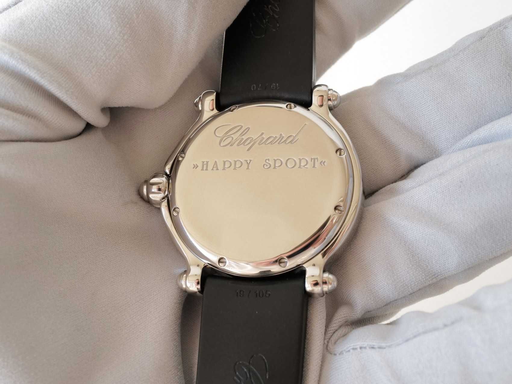 Chopard Happy Sport Happy Fish Black Dial 38mm
