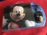 Myszka komputerowa przewodowa i podkładka Disney Mickey Mouse
