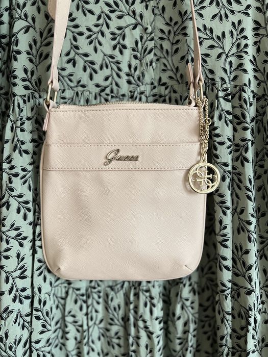 Listonoszka torebka GUESS pudrowy róż