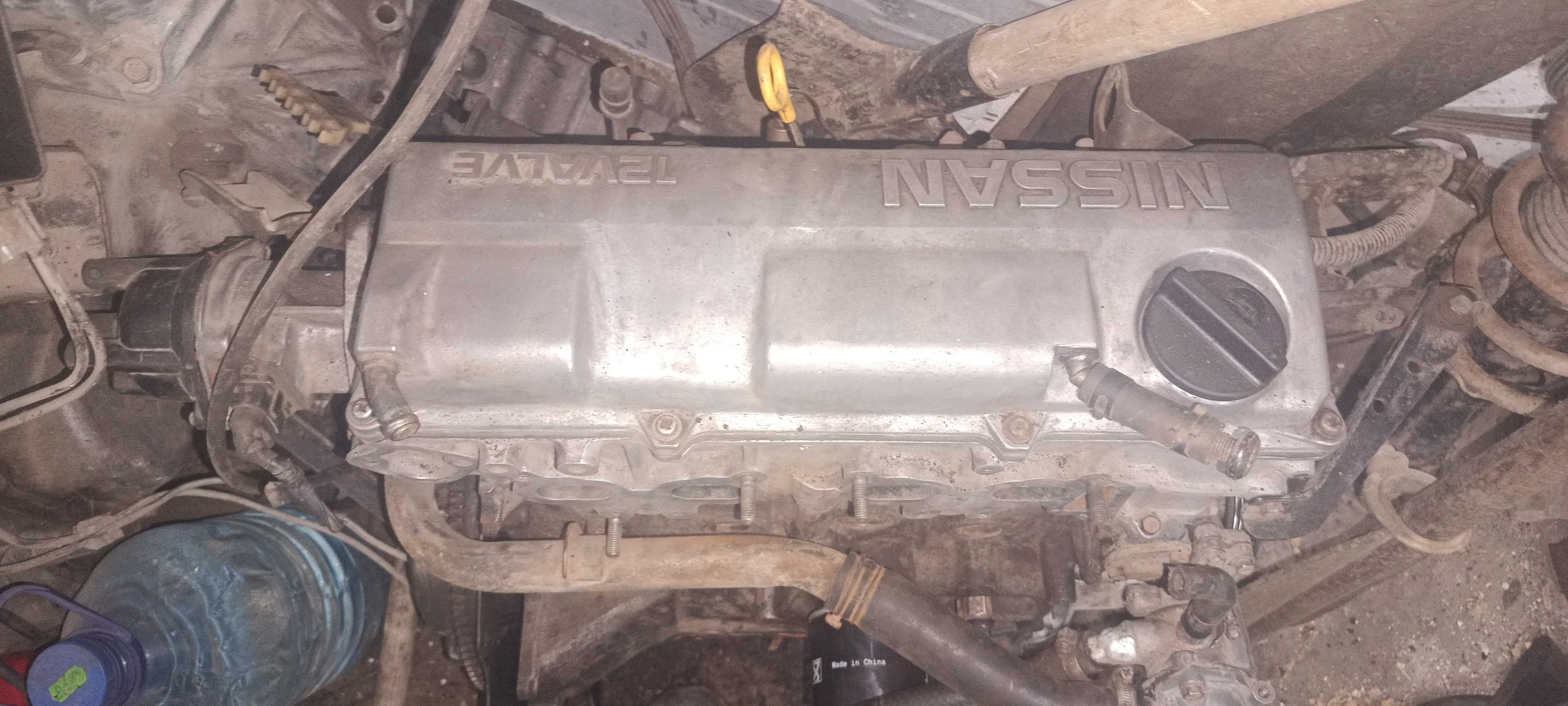 Двигатель Ніссан GA16, Н13, 12 клапанів, Nissan N13, 12V.