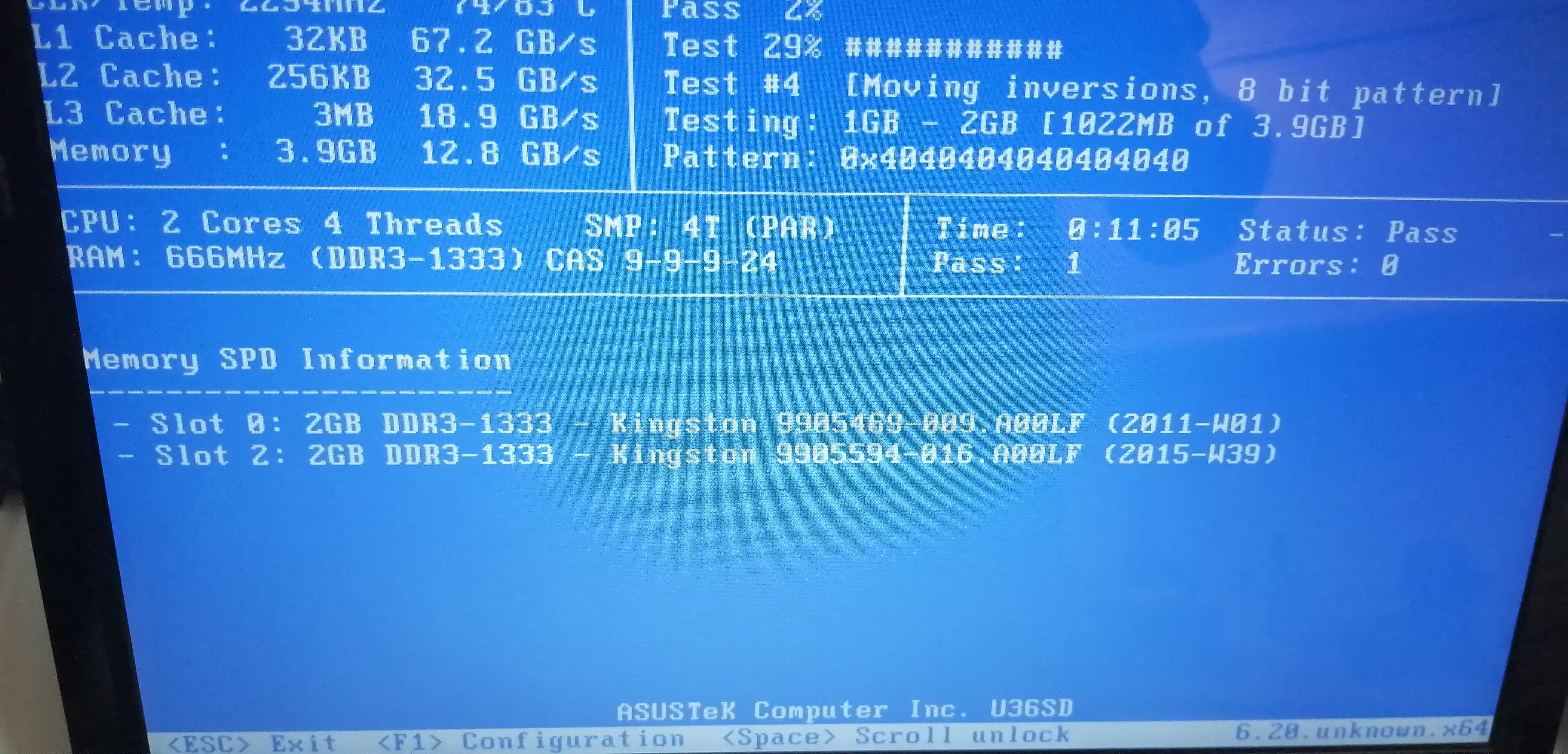 2x2gb sodimm Kingston DDR3 1333. ( Total 4GB) (Envio incluido)